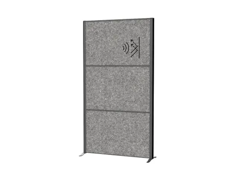 MAULconnecto Scheidingswand Uplight Donkergrijs Akoestisch Antraciet