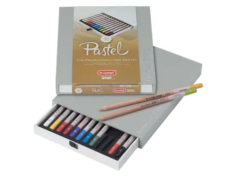 Kleurpotloden Bruynzeel 8840 Design pastel 12 stuks assorti