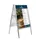 Europel Stoepbord Economy A1 32mm zilver