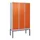 dubbeldekse locker,HxBxD 2120x1200x500mm,3x2vak.,vak B 400mm,cil.-slot
