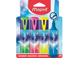 Markeerstift Maped Arctic Vibes set à 4 kleuren - 2