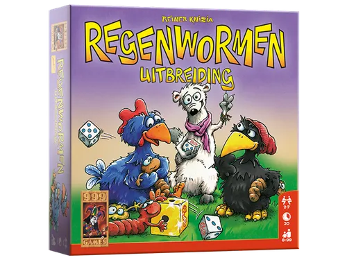 999Games Regenwormen Uitbreiding dobbelspel 8+