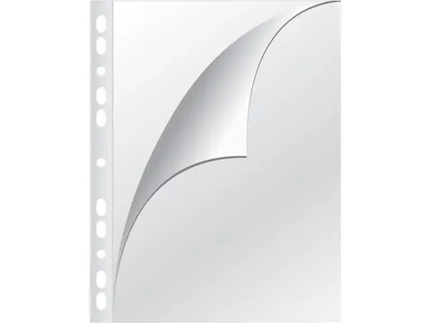 Geperforeerde Showtas A4 11-gaats Gekorreld 80mic Doos 100 Stuks