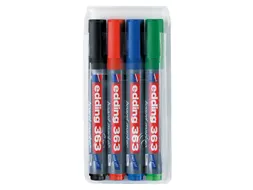 Viltstift Edding 363 Whiteboard Beitel Assorti 1-5mm Etui à 4st