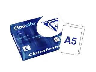 Kopieerpapier Clairefontaine Clairalfa A5 80 Gram Wit - 3