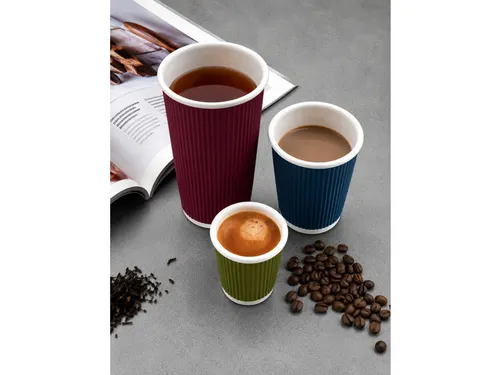 Beker porselein Les Artistes Paris 450ml met siliconen grip Rood