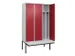 locker voor scheiding van kleding,HxBxD 2120x1200x815mm,3vak