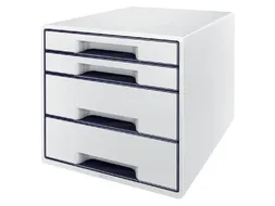 Ladenblok Leitz WOW Cube 4 laden wit/grijs