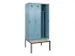 locker met bank,voor scheiding van kleding,HxBxD 2120x900x815mm,3vak