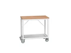 werkbank,verrijdbaar,HxBxD 930x1000x600mm,multiplexblad
