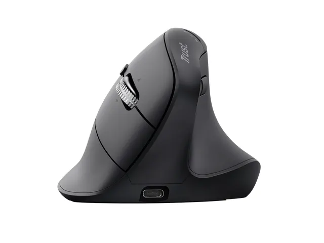Ergonomische muis Trust hyperscrol Vyran draadloos zwart