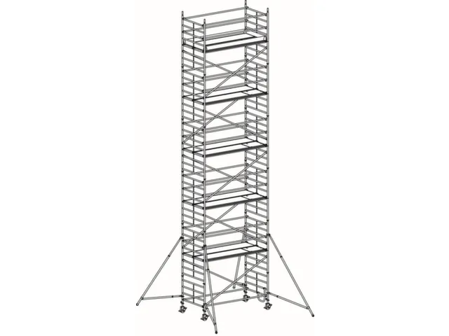 rolsteiger,reik H 12,4m,steiger H 11,64m,5platform(s),m. luik