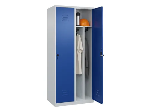 locker voor scheiding van kleding,HxBxD 1850x800x500mm,2vak