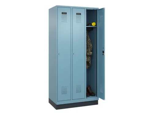 locker,HxBxD 1950x900x500mm,3vak,vak B 300mm,cil.-slot,sokkel