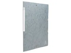 Elastomappen A4 glanskarton 3 kleppen monobloc-Grijs