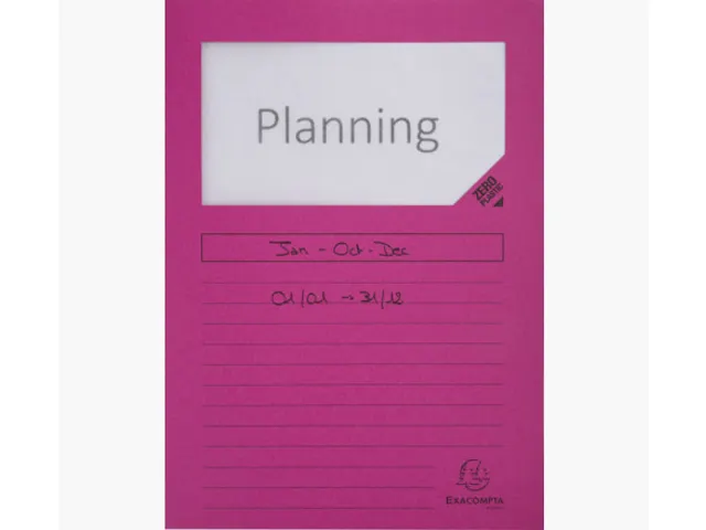 Venstermap Exacompta Forever L-map 120gr karton Roze