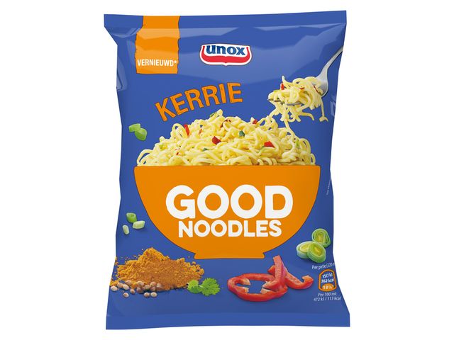 Unox Good Noodles Kerrie 11 Zakjes | SoepOpHetWerk.nl