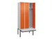 locker voor scheiding van kleding,HxBxD 2120x900x815mm,3vak
