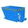 kiepbak,HxLxB 730x1370x1200mm,0,9m³,draagverm. 1000kg,RAL 5012
