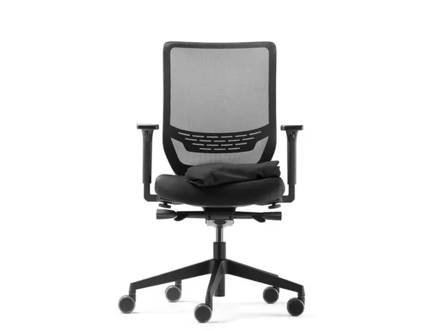 Bekleding,V. Bureaustoel,Stof,Zwart