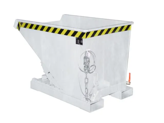 Kiepbak voor spaanders,HxLxB 835x1260x770mm,0,3m³,draagverm. 750kg