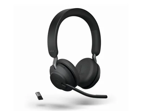 Jabra Evolve2 65 UC Stereo Bluetooth Headset USB-A Zwart