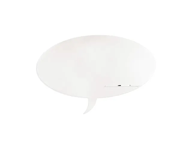 Tableau blanc Rocada Skinshape Talk 100x150cm blanc laque