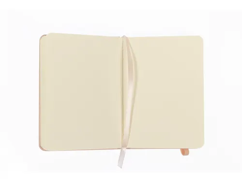 Schetsboek Kangaro A6 oud roze PU hardcover 80 blad 140 grams roomwit