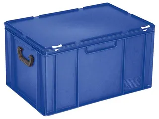 Euronorm Koffer Hxlxb 330x600x400mm 63l 2 Handgrepen Blauw - 1