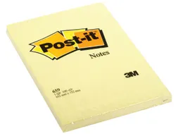Memoblok Post-it 659 102x152mm geel