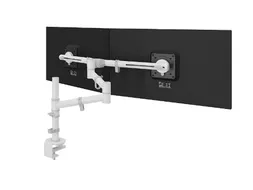 Monitorarm Viewgo Voor 2 Schermen 360° draaibaar Wit