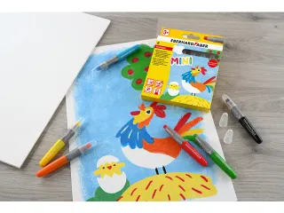 Gelkleurpotloden Eberhard Faber 6 kleuren in karton etui - 6