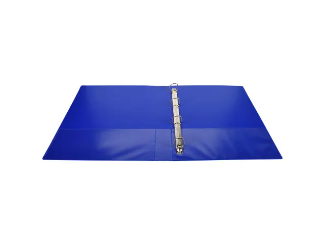 Ringmap Kreacover Presentatieringband A4 maxi 4 rings D-mech 30mm blau