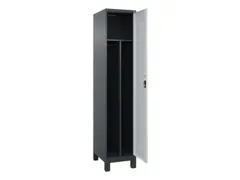 locker voor scheiding van kleding,HxBxD 1950x400x500mm,1vak