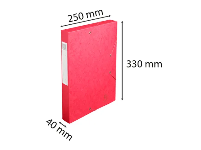 CARTOBOX glanskarton rug 40mm rood