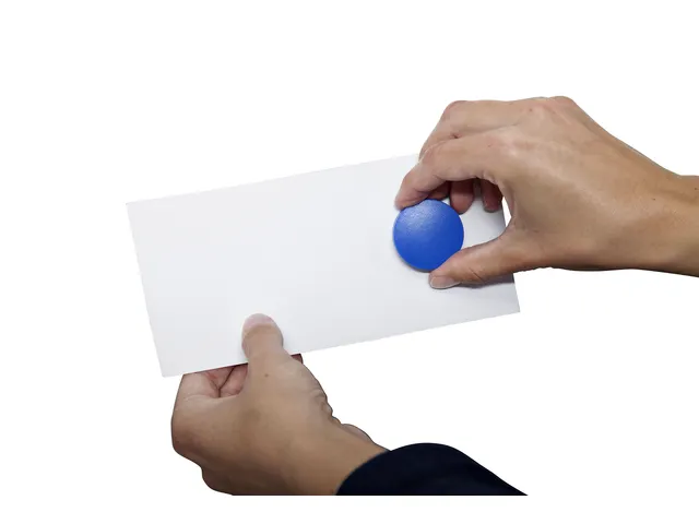 Magneet MAUL Solid 38mm 2500gr blauw 10 stuks