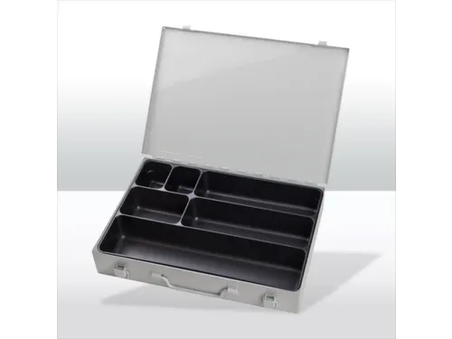 assortimentskoffer,HxBxD 50x335x240mm,6vakken