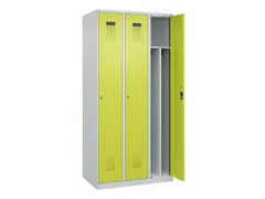 locker voor scheiding van kleding,HxBxD 1850x900x500mm,3vak