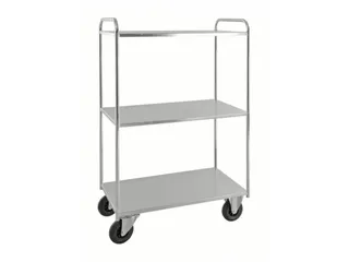 etagewagen,draagverm. 400kg,3etage(s),laadvl. LxB 940x540mm,staaletage - 1