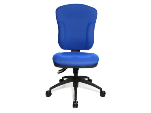 bureaustoel,synchroonmech.,zitting stof blauw,zitting H 430-550mm