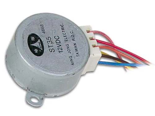 Stappenmotor 12VDC 60mA (Hoek 7.5° / 85 Stappen)