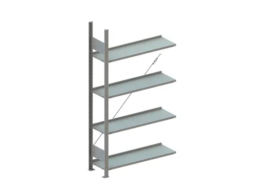magazijnstelling,aanbouwveld,HxBxD 1850x1006x336mm,vakl. 80kg