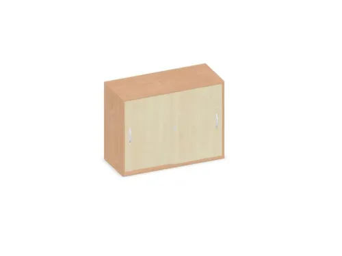 Schuifdeurkast 770x1000x430mm Romp Beuken Decor Front Esdoorn