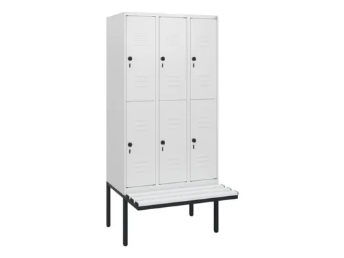 Dubbeldekse dekenkist,HxBxD 1950x900x815mm,3x2vak.,vak B 300mm