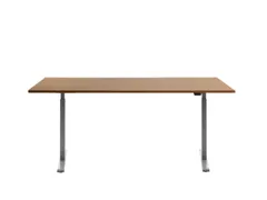 Elektrisch ihv bureau,HxBxD 700-1200x1800x800mm,blad beuken