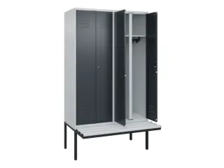 locker voor scheiding van kleding,HxBxD 2120x1200x815mm,4vak - 2