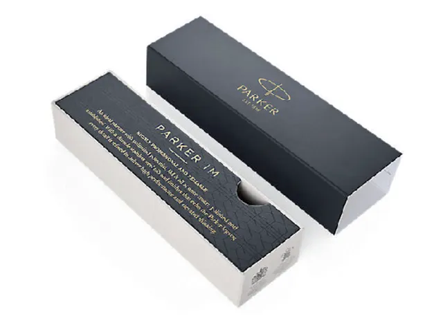 Vulpen Parker IM Black Lacquer CT Finish Fijn Blauwe inkt