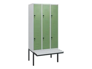 Dubbeldekse dekenkist,HxBxD 1950x900x815mm,3x2vak.,vak B 300mm - 1