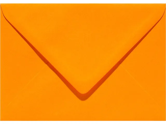 Envelop Papicolor EA5 156x220mm oranje pak à 6 stuks