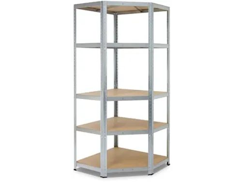 Rek Strong Hoek 176x75x40x50cm 5 Legborden Gegalvaniseerd